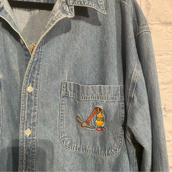 Disney store XL denim button down - Picture 9 of 11